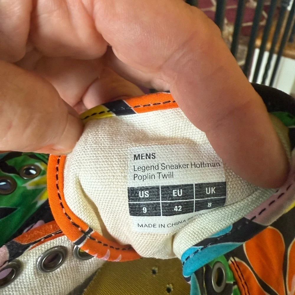 SeaVees legend Hoffman men’s floral sneaker size 9 good condition - Picture 4 of 10